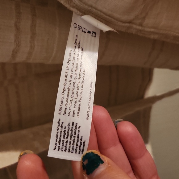 Eileen Fisher Natural Check Organic Cotton Linen Jacquard and dress Smal… - Picture 13 of 15